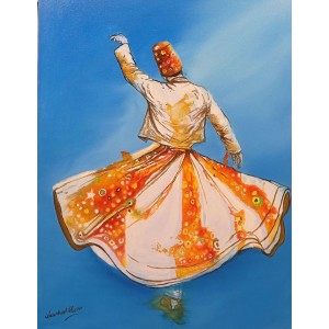 Naushad Alam, 18 x 24 Inch, Oil on Canvas, Figurative Painting, AC-NAL-206